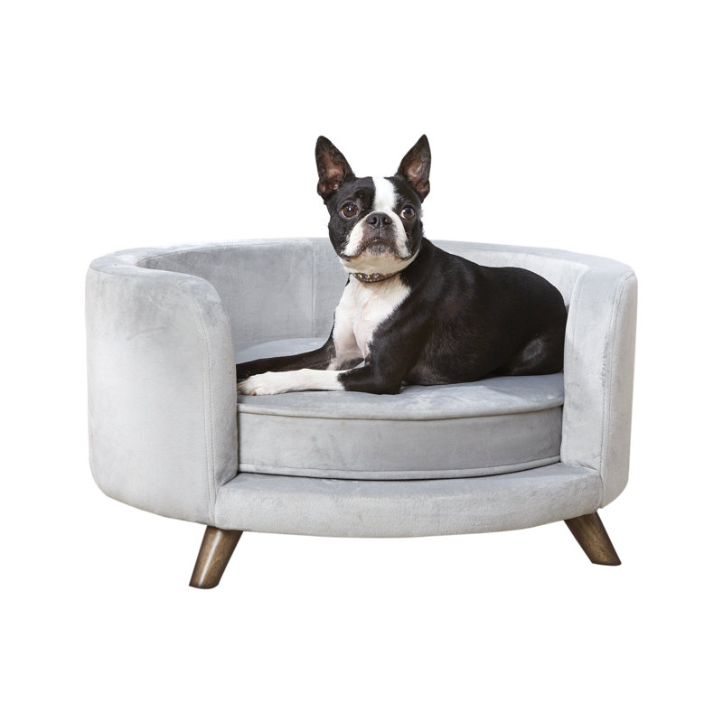 Polyester Pet Bed, Grey