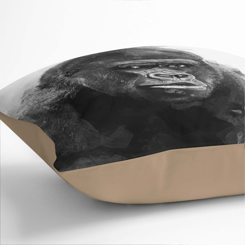 Square Throw Cushion, 40 x 40 cm, Stone