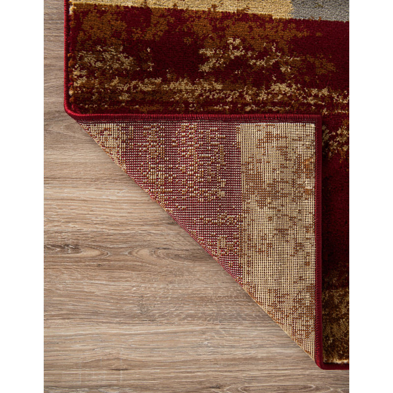 Adetomiwa Geometric Multi Area Rug, Octagon 7'10" x 7'10"