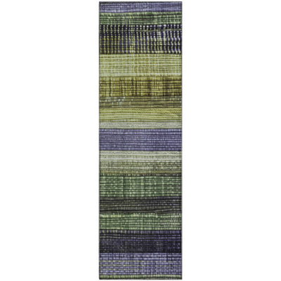 Premium Machine Washable Medena AMF1873 Stripes Rug