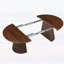 Table basse en bois extensible, multifonctionnelle et peu encombrante