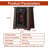 Infrared Quartz Space Heater, 1500W Electric Room Heaters For Indoor Use With Remote Control