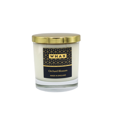 Orchard Blossom Scented Jar Candle with Glass Holder