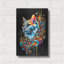 'Cat Portrait - Graffiti Style' by Rey Klimt Metal Wall Art, 12" x 16"-890354882