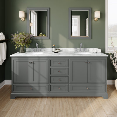 Ensemble de meuble-lavabo double 80 "Deborah