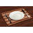 Polyester Striped Rectangle Placemat
