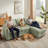 90.9'' L-Shaped Pull-Out Sofa Bed-624163997