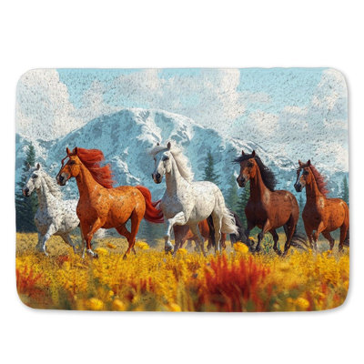 Renelsa Microfiber / Microsuede Non-Slip Bath Mat