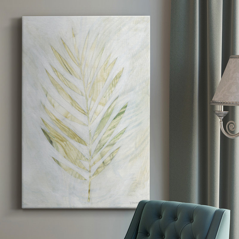 Breezy Fronds IV - impression sur toile tendue, L 12 po x H 18 po