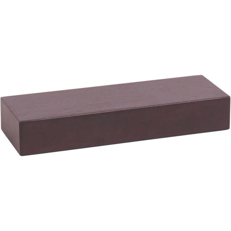 Bisa Teak Floating Shelf, H 3 po x l 18 po x P 6 po