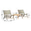 Almira Teak 2 - Person Patio Conversation Set-1317056630