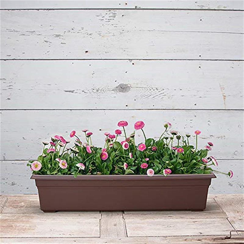 Countryside Planter Accessories, 6.5”H x 29.75”W x 8”D, Brown