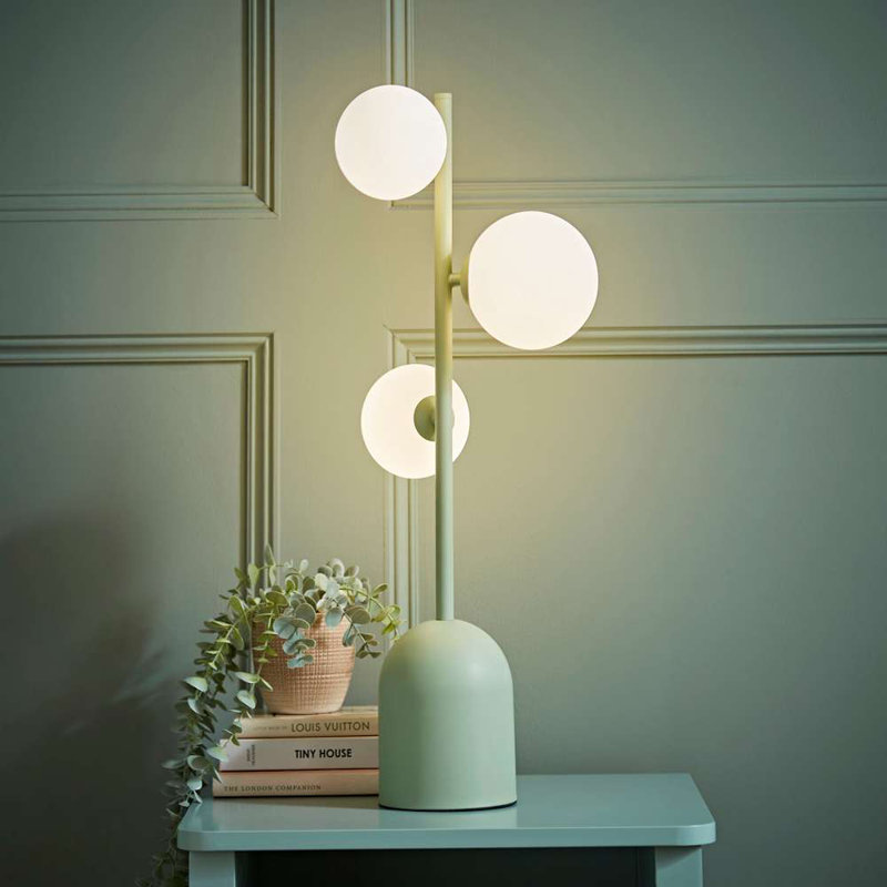 Cortlynn Metal Table Lamp, Green