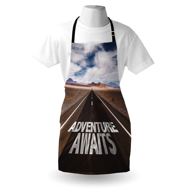 No Pattern Bib Apron