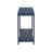 Uniquely Designed Oak Veneer Console Table with Distinctive Side Shapes, Suitable for Entryway, Hallway, Living Room, Foyer, Corridor-1362819775