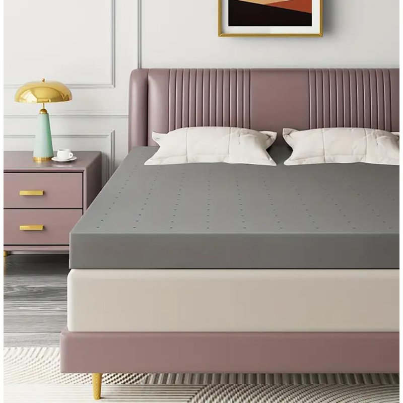 Extra Firm Queen Mattress Topper 2 Inch - High Density Firm Foam Bed Topper, Certipur-US Certified For Back Support & Pressure Relief