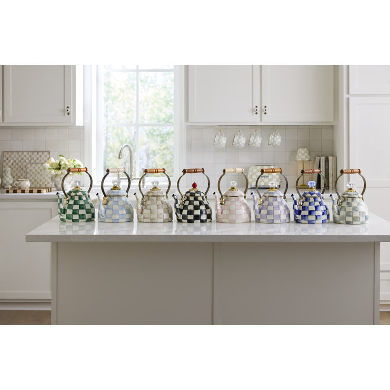 Mocha Check Glass Cutting Boards, Set Of 2