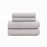Ensemble de 4 serviettes de bain et à main en coton Dbly