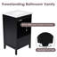 Meuble-lavabo de 20 po avec lavabo en céramique-467189609