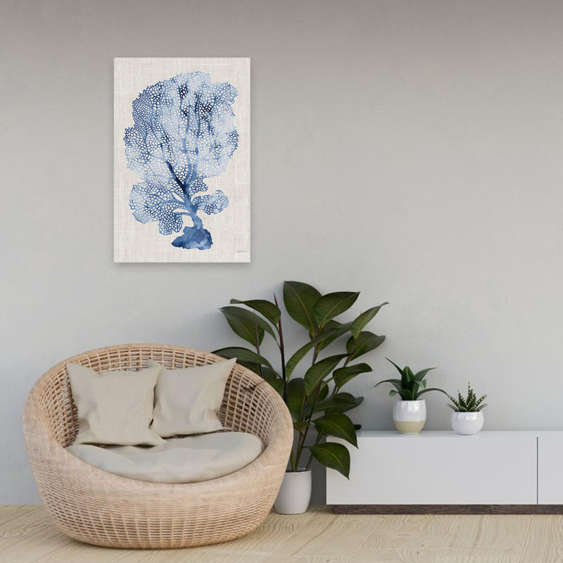 Corail Shibori II minimaliste et côtier, H 24 po x l 16 po