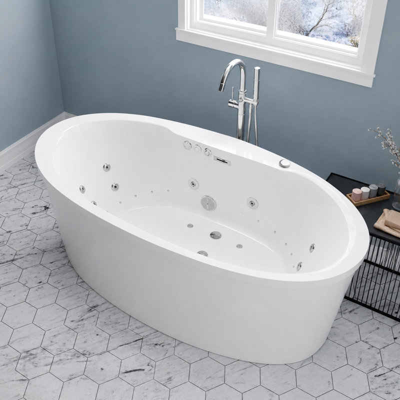 67.125'' x 33.5'' Acrylic Bathtub