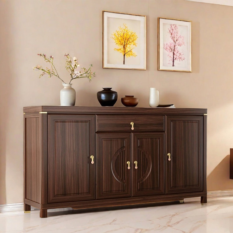 Buffet en bois massif de style simple
