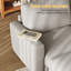 Canapé modulaire de 97 po, canapé en L avec repose-pieds mobile, canapé en velours côtelé confortable avec coussin à ressorts-682220866
