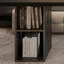Bureau d'étude en bois massif noir pour un usage domestique-240877449