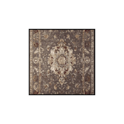 Machine Washable Brown Area Rug