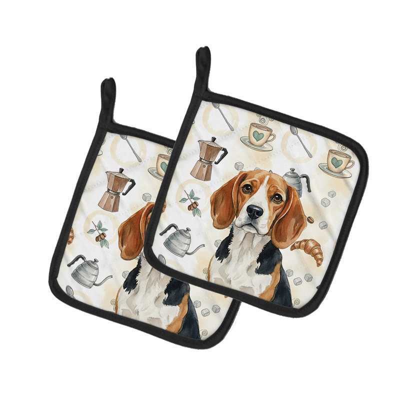 Paire de porte-casseroles Beagle Coffee Bar