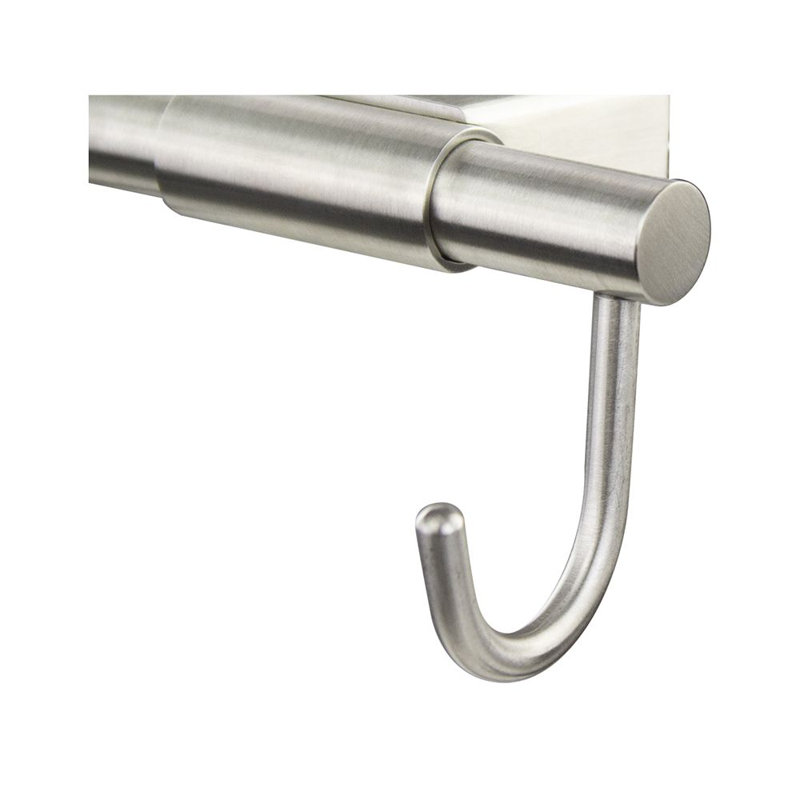 Ensemble de quincaillerie de salle de bain 5 pièces Maddox, Acier inoxydable brossé