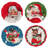 4 Piece 8.5" Nostalgic Ceramic Plates
