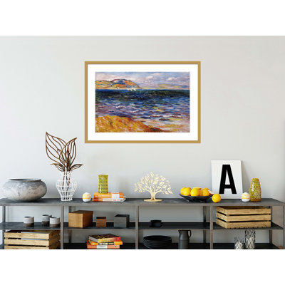 Bordviera, Pierre-Auguste Renoir, impression giclée sur cadre