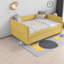 Lit de jour complet peu encombrant, rembourré Boucle, style moderne, pour la maison et le bureau