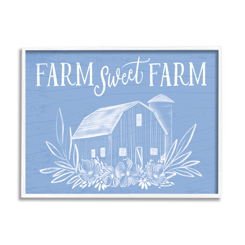 Sweet Sweet - floral bleu, Plaque murale, H 20 po x l 20 po x P 1,5 po