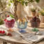 Set of 6 210ml Footed Glass Ice Cream Sundae Dessert Bowls
