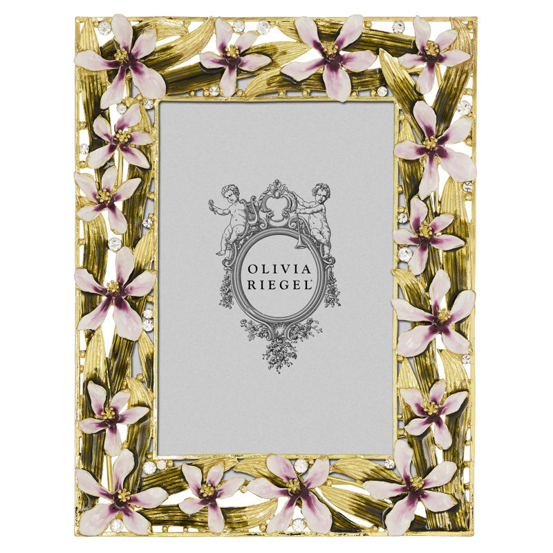 Orchid Delight Metal Picture Frame, 5" W x 7" H