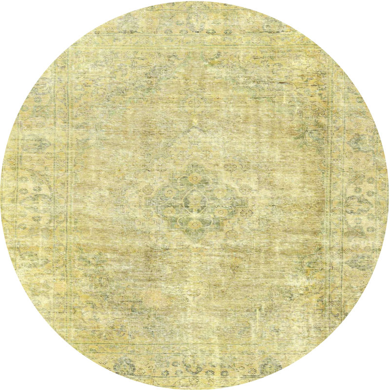 Oriental Indoor Rug, Round 4'