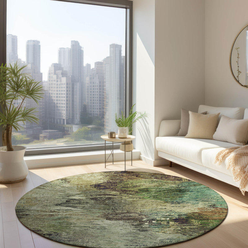 Tapis intérieur / extérieur Decicco, Rond 8 pi