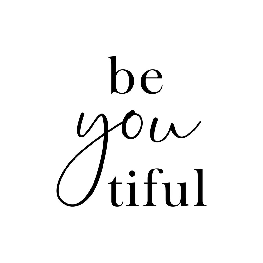 Beyoutiful by Nouveau Prints - Print on Canvas