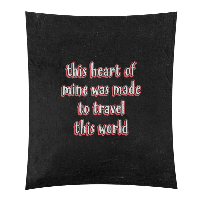 Polyester Tapestry, 80" H x 68" W, Red