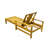 Acacia Wood Adjustable Backrest Outdoor Lounge Chair, Suitable For Gardens, Terraces, And Poolside Areas-1767800106