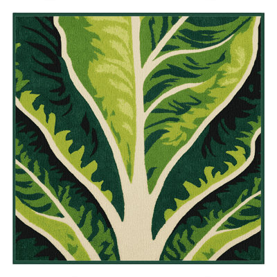 Washable Lettuce Iceberg Vegetables Area Rug