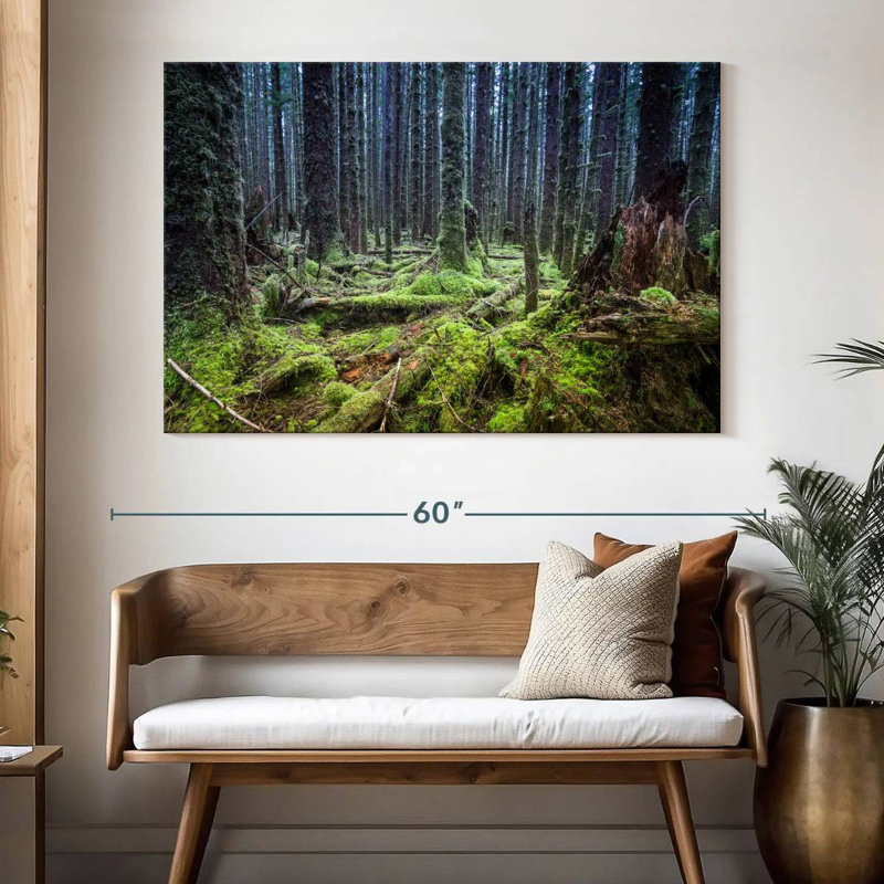 Forêt tropicale Alvord Mossy Hoh, H 34 po x l 51 po