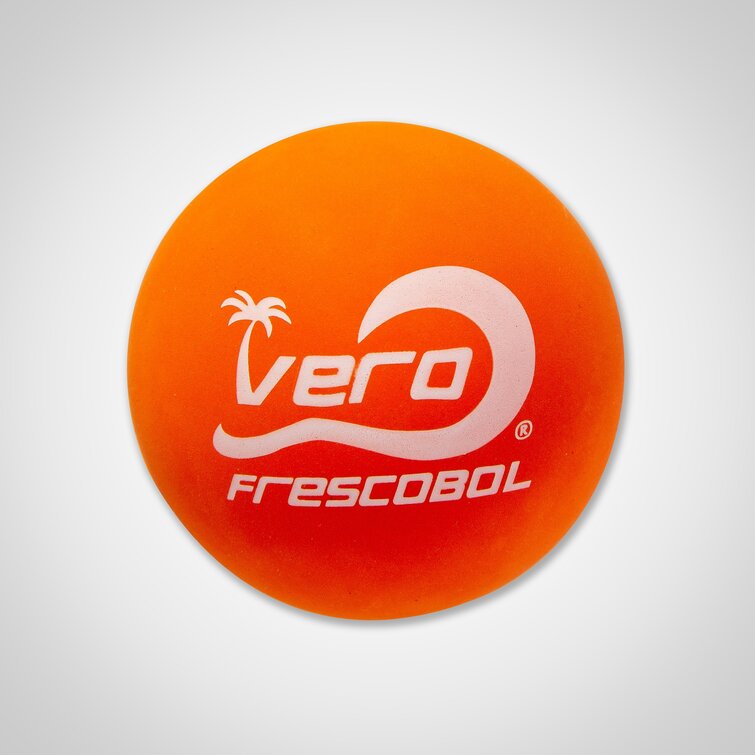 Frescobol Walnut Wooden Paddle Ball Set family beach game - Vero