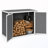 Outdoor Storage Lockable Shed with Ramp and Hydraulic Lid