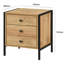 Alva 3 Drawer Bedside Table-118372340