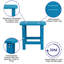 Table d'appoint Balasi en résine de polyester toutes saisons Adirondack-1856294279