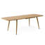  Ensemble de table de salle à manger 8 personnes Atkins avec table extensible et 8 chaises rembourrées en tissu-185443623
