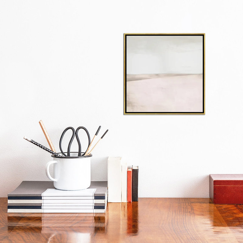 «Blush Balance II» par Dan Meneely - Estampe numérique sur toile tendue avec châssis, H 12 po x l 12 po x P 1,5 po
